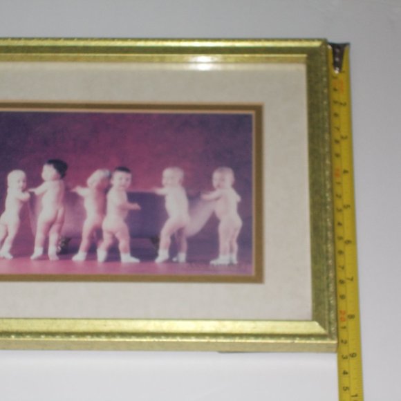 Unique baby print, matted & framed - Picture 6 of 7